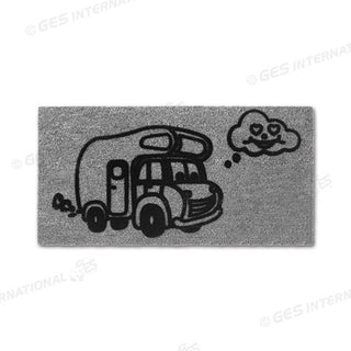 Compra i-love-camper Zerbino per camper e caravan in polipropilene 25X50CM - DISPONIBILE IN VARIE SIMPATICHE FANTASIE!