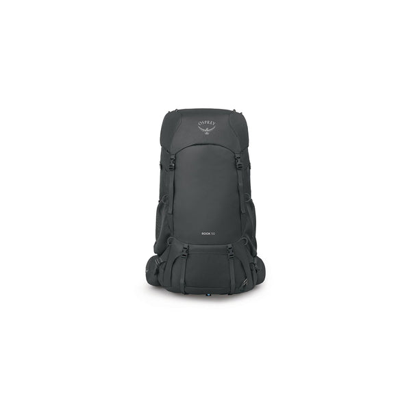 OSPREY ROOK 50 ZAINO COMODO E LEGGERO 50 LITRI IDEALE PER LUNGHI CAMMINI E VIAGGIO - COLORE: Dark Charcoal/Silver Lining