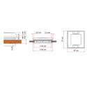 FIAMMA VENT 50 CRYSTAL OBLO' SENZA VENTILATORE 50x50