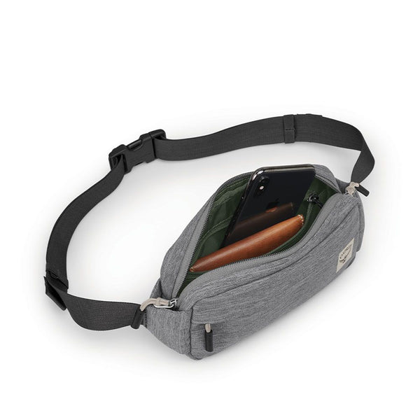 OSPREY ARCANE WAIST MARSUPIO REGOLABILE UNISEX 14 LITRI COMODO E LEGGERO - COLORE: MEDIUM GREY