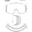 SALICE MASCHERA DA SCI 105DARWF COMODA E LEGGERA - NUOVI ARRIVI - DISPONIBILE IN 3 COLORI