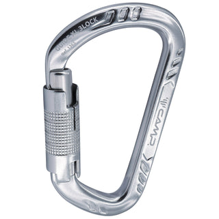 CAMP GUIDE XL 2LOCK Moschettone in lega d'alluminio con chiusura 2LOCK - DISPONIBILE IN 3 COLORI