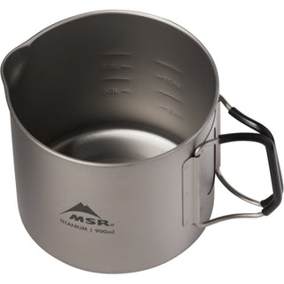 MSR Titan™ Kettle 900ml Pentola ultraleggera e resistente in titanio