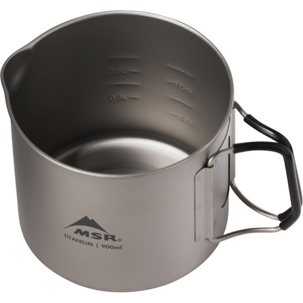 MSR Titan™ Kettle 900ml Pentola ultraleggera e resistente in titanio