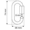 CAMP OVAL QUICK LINK STEEL MAGLIA RAPIDA DISPONIBILE IN DUE MISURE