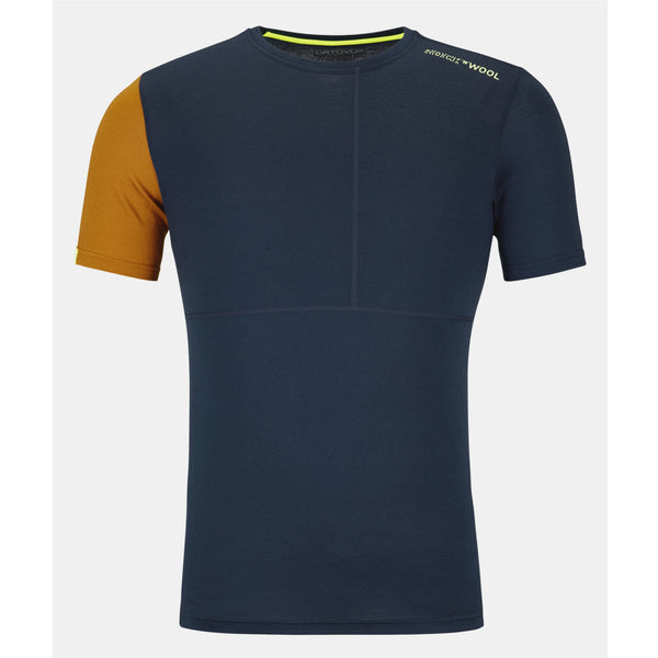 ORTOVOX 185 ROCK'N'WOOL SHORT SLEEVE UOMO T-SHIRT INTIMA TERMICA 100% LANA MERINO - DISPONIBILE IN 3 COLORI