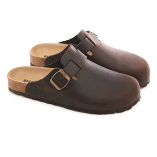 Compra ingrassato-testa-di-moro BIOLINE SABOT UNISEX 1900 IN PELLE DISPONIBILE IN VARI COLORI