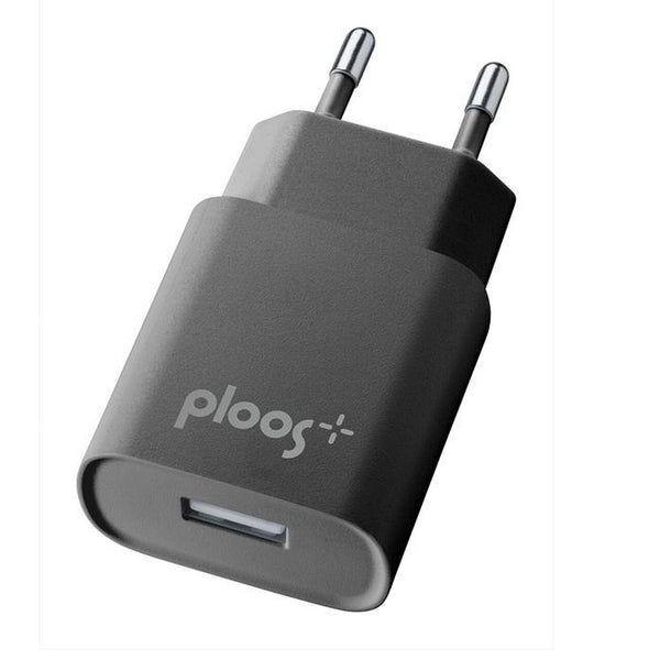 PLOOS CARICABATTERIE DA RETE USB 2A NERO - DISPONIBILE IN 2 MODELLI