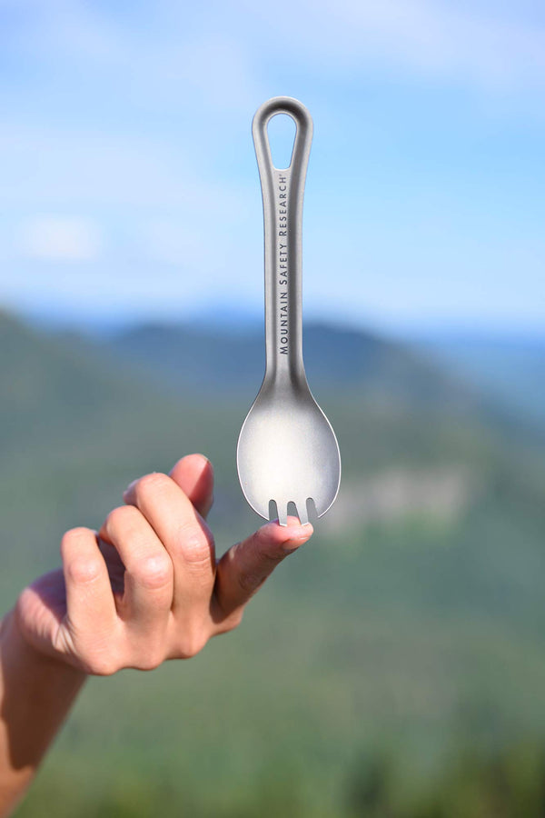 MSR TITAN SPORK CUCCHIAIO/FORCHETTA IN TITANIO