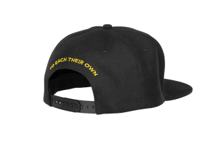 GRIVEL SNAPBACK CAP LOGO BLACK