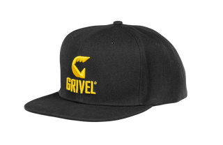 GRIVEL SNAPBACK CAP LOGO BLACK