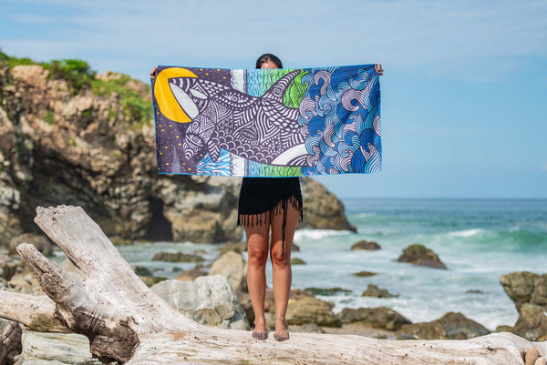 PACKTOWL ASCIUGAMANO CORPO ARTIST SERIES