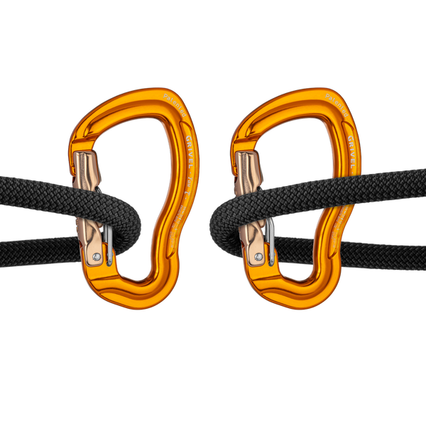GRIVEL TAU WIRE LOCK K12L Moschettone multiuso con sistema Wire-Lock