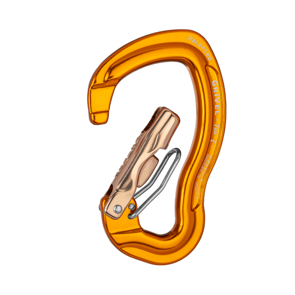 GRIVEL TAU WIRE LOCK K12L Moschettone multiuso con sistema Wire-Lock