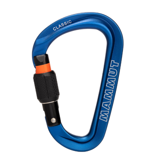 Compra blue MAMMUT CLASSIC HMS SCREWGATE CARABINER MOSCHETTONE CLASSICO PER L'ASSICURAZIONE - DISPONIBILE IN 2 COLORI