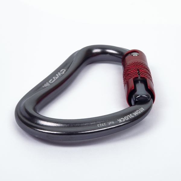 CAMP ATOM 3LOCK Moschettone HMS con alto carico di rottura e chiusura 3LOCK