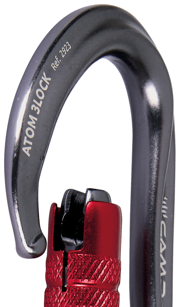 CAMP ATOM 3LOCK Moschettone HMS con alto carico di rottura e chiusura 3LOCK