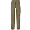 FERRINO USHUAIA PANTS MAN PANTALONI ZIP-OFF CON GAMBE STACCABILI TECNICI E TRASPIRANTI - COLORE: DARK GREEN