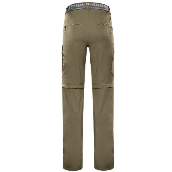 FERRINO USHUAIA PANTS MAN PANTALONI ZIP-OFF CON GAMBE STACCABILI TECNICI E TRASPIRANTI - COLORE: DARK GREEN