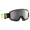 Black-Neon Yellow / Lente AMP silver chrome S2