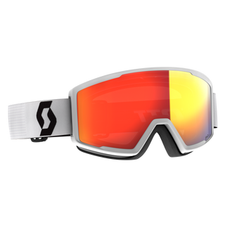Compra mineral-white-black-lente-amp-red-chrome-s3 SCOTT MASCHERA DA SCI GOGGLE FACTOR PRO - DISPONIBILE IN VARI COLORI!