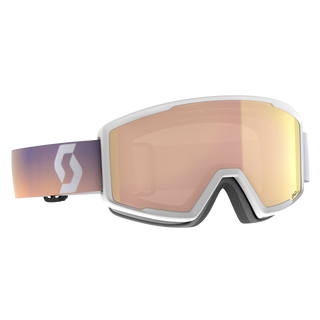 Compra white-soft-pink-lente-amp-rose-chrome-s2 SCOTT MASCHERA DA SCI GOGGLE FACTOR PRO - DISPONIBILE IN VARI COLORI!