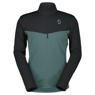 Compra frozen-blue-black SCOTT DEFINED LIGHT UOMO SECONDO STRATO TRASPIRANTE A MEZZA ZIP - DISPONIBILE IN VARI COLORI