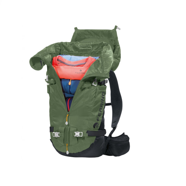 FERRINO TRIOLET 48+5 GRIGIO Zaino da Alpinismo e sci alpinismo capiente e versatile - Disponibile in 2 colori