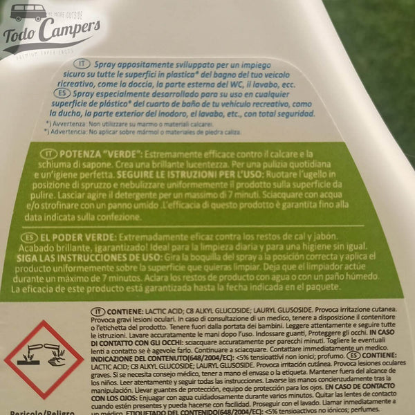 THETFORD NUOVO BATHROOM CLEANER DETERGENTE PER BAGNO,DOCCIA,PARTE ESTERNA DE WC E LAVABO - IN PROMOZIONE!