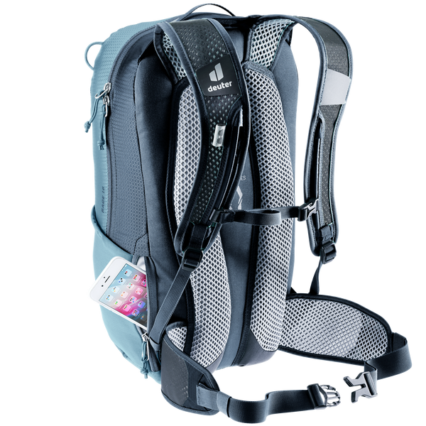 DEUTER RACE 16 ZAINO 16 LITRI DA BICI CON PORTACASCO - DISPONIBILE IN 2 COLORI