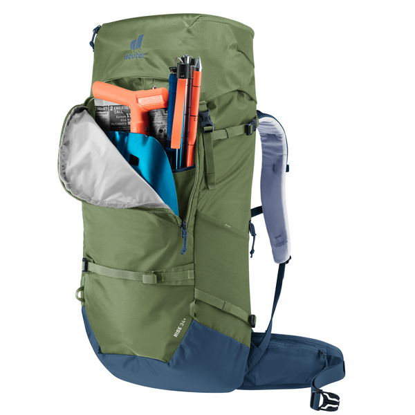DEUTER RISE 34+ ZAINO DA ESCURSIONE INVERNALE Colore Khaki-Ink