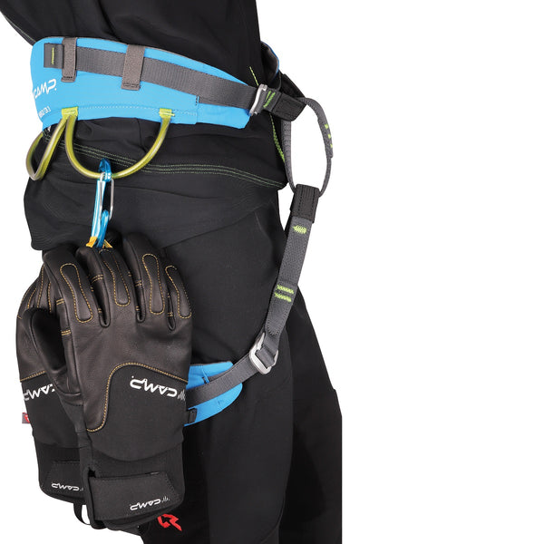 CAMP GEKO GUIDE GUANTI INVERNALI IN PRIMALOFT IMPERMEABILI E TRASPIRANTI DA ALPINISMO - COLORE: NERO/ARANCIONE
