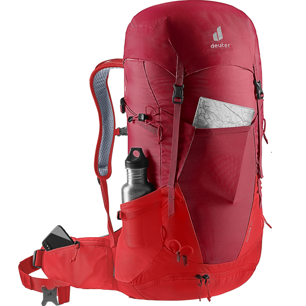 DEUTER FUTURA 32 ZAINO 32 LITRI CON SCHIENALE STACCATO DA TREKKING - DISPONIBILE IN 3 COLORI