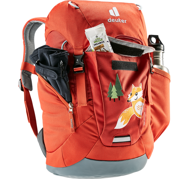 DEUTER WALDFUCHS 14 ZAINO PER BAMBINI 14 LITRI COMODO E LEGGERO - COLORE: LAVA / PAPRIKA