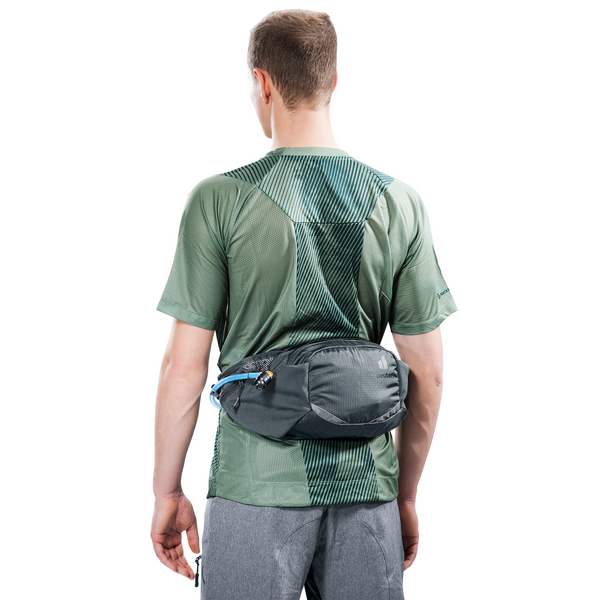 DEUTER PULSE 3 MARSUPIO CON SISTEMA DI IDRATAZIONE IDEALE PER BIKE E TEMPO LIBERO - COLORE: GRAPHITE