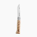 OPINEL N°8 COLTELLO CON LAMA IN ACCIAIO INOX INCISIONE A LASER DISPONIBILE IN VARIE FANTASIE
