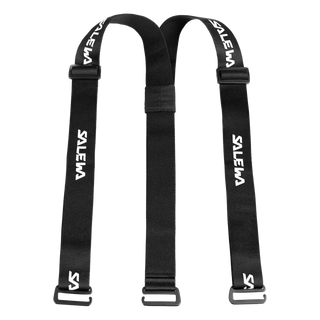 SALEWA SUSPENDERS RESISTENTI BRETELLE ELASTICHE - COLORE: BLACK OUT