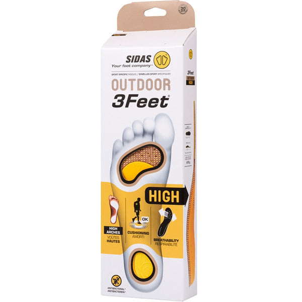 SIDAS OUTDOOR 3 FEET HIGH SOLETTE AMMORTIZZATE PER UTILIZZO OUTDOOR E TREKKING