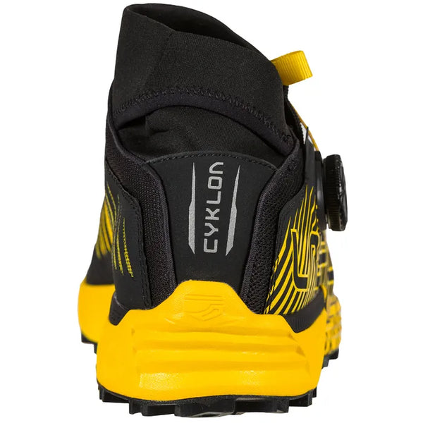 LA SPORTIVA CYKLON UOMO SCARPA DA TRAIL RUNNING CON ALLACCIATURA BOA® Fit System Colore Black/Yellow