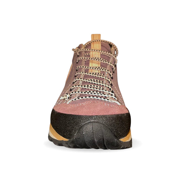 LOMER BIO NATURALE CANVAS 2.0 SCARPA BASSA DONNA IN PELLE MADE IN ITALY IN SUOLA VIBRAM- COLORE: BROWN ROSE