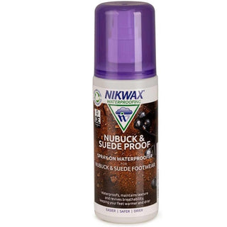 NIKWAX IMPERMEABILIZZANTE PER SCARPE NUBUCK E CAMOSCIO APPLICATORE SPRAY 125ML