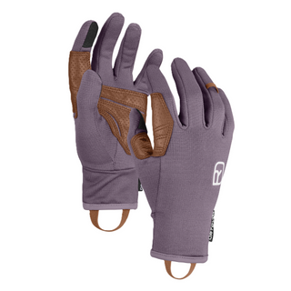 Compra wild-berry ORTOVOX FLEECE LIGHT GLOVE DONNA GUANTI CON PALMO IN PELLE DA SCIALPINISMO - DISPONIBILE IN VARI COLORI