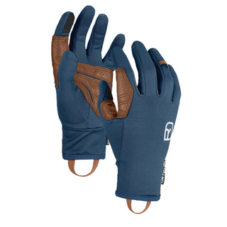 Compra deep-ocean ORTOVOX FLEECE LIGHT GLOVE GUANTO UOMO IN PILE LEGGERO MISTO LANA MERINO - DISPONIBILE IN VARI COLORI