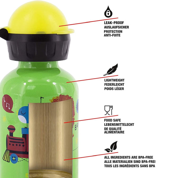 SIGG JUNGLE TRAIN BORRACCIA DA 300ml PER BAMBINI IN ALLUMINIO