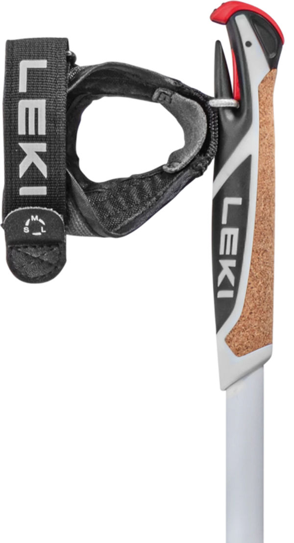 LEKI SPIN SHARK SL BASTONCINO DA NORDIC WALKING REGOLABILE CON IMPUGNATURA IN SUGHERO