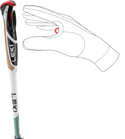 LEKI SPIN SHARK SL BASTONCINO DA NORDIC WALKING REGOLABILE CON IMPUGNATURA IN SUGHERO