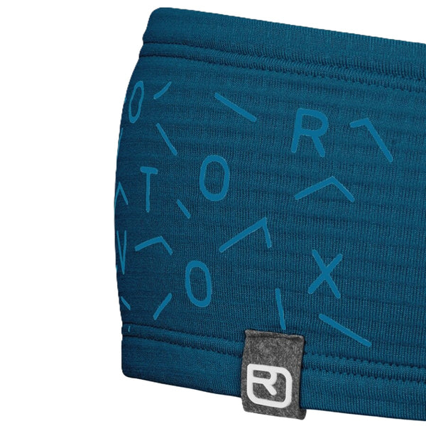 ORTOVOX FLEECE LIGHT GRID HEADBAND FASCIA DA TESTA IN LANA MERINO