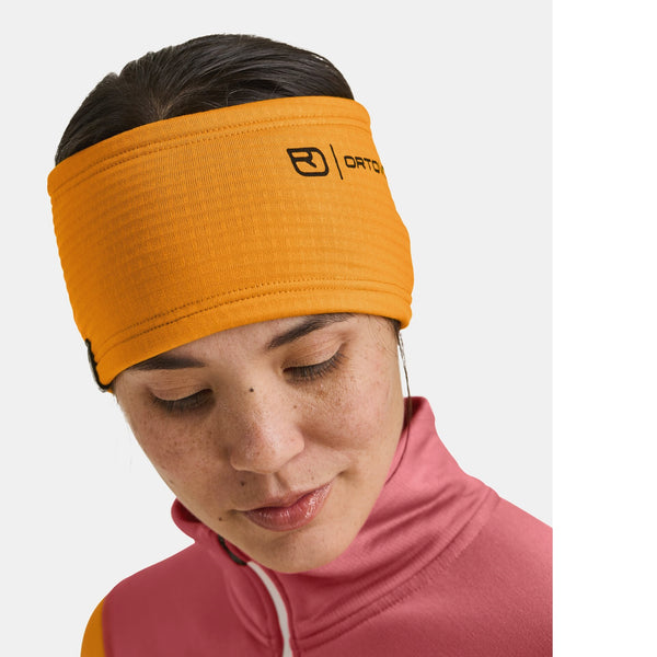 ORTOVOX FLEECE GRID HEADBAND FASCIA UNISEX LEGGERA IN PILE E LANA MERINO - DISPONIBILE IN 3 COLORI