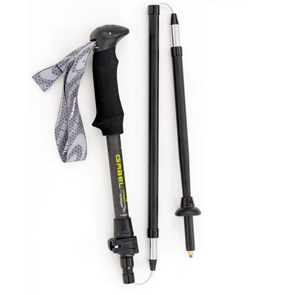 GABEL XTR CARBON EF BASTONCINI PIEGHEVOLI IN CARBONIO DA TREKKING /TRAIL RUNNING