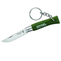 OPINEL COLTELLINO N°4 CON LAMA IN ACCIAO INOSSIDABILE 5cm E ANELLO PORTACHIAVI - DISPONIBILE IN 4 COLORI